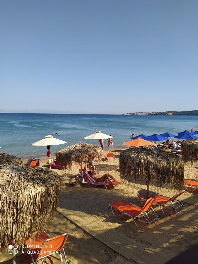 Villa Panorama Michalis Haikos Two Minutes Walk To The Beach Peroulia Kómboi Exteriör bild